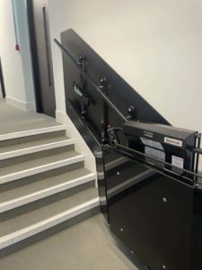 Custom Black Metal Interior Steps 5