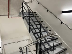 Custom Steel Staircase Balustrade And Handrails