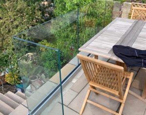 Frameless Glass Balustrade With Channel Fixings