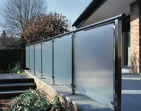 Frosted Glass Balustrade