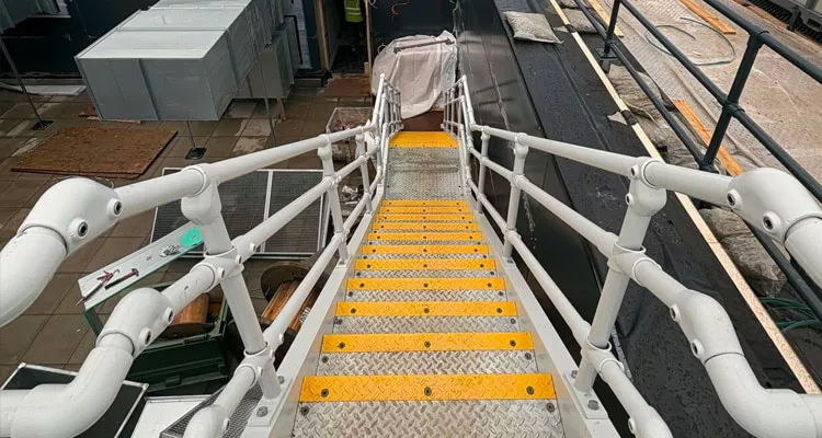 access staircase chamberlain square down view