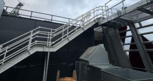 access staircase chamberlain square side view