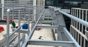 assembly of access gantry chamberlain square angle2