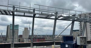 assembly of overhead gantry chamberlain square