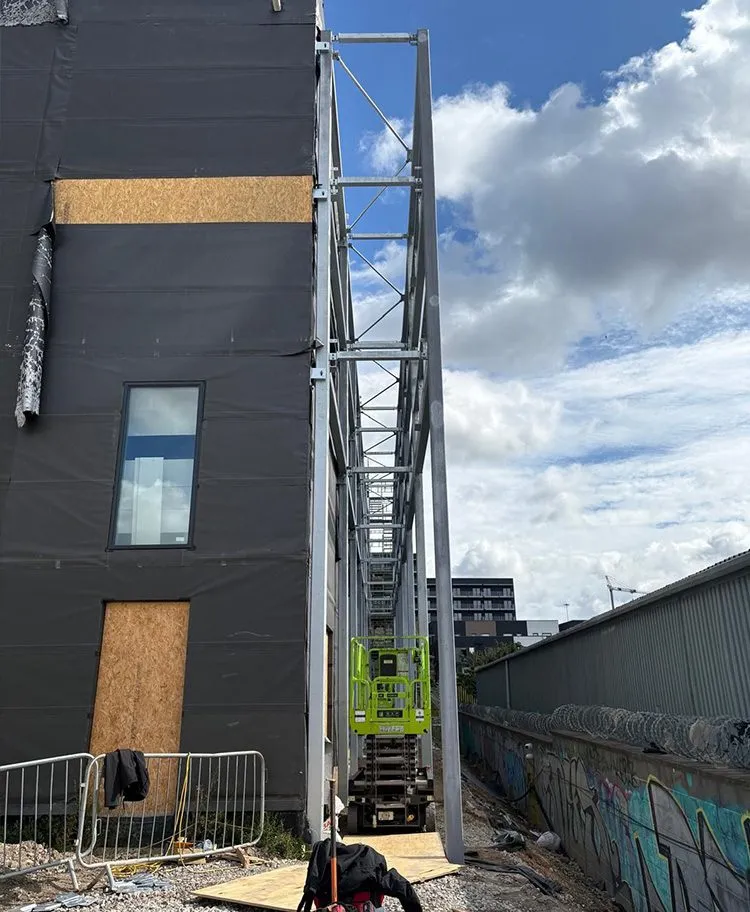 large steel walkway structure leeds