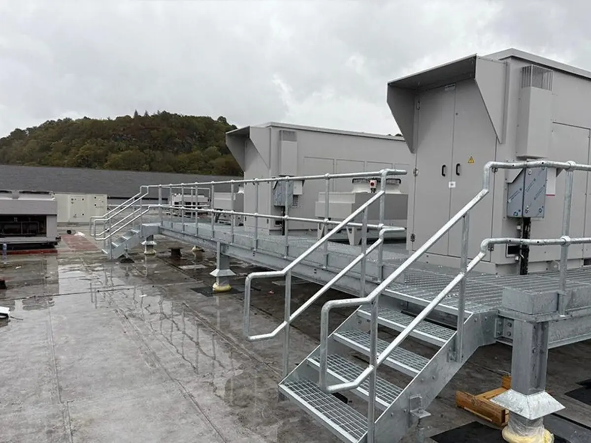staircase up to access platform scotland 2