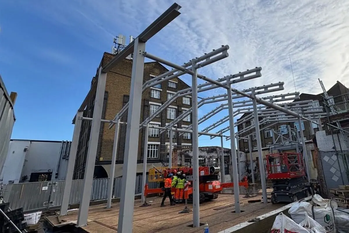 Primary frames, beams and <span class="text-gold-span">load-bearing steel</span>.