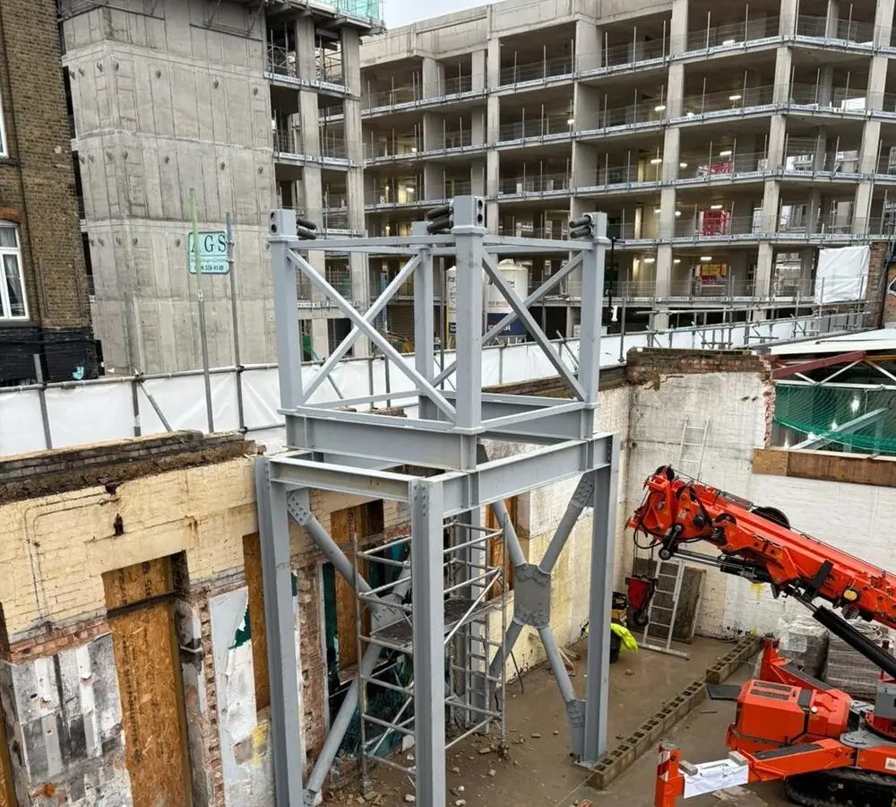 Large Steel Construction and Erection Project London December 2025