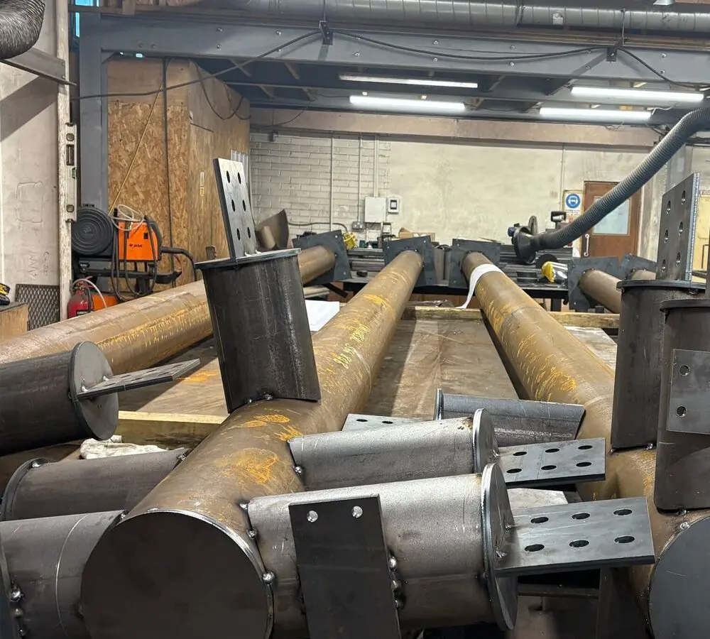 Reclaimed Structural Steelwork Project London November 2025