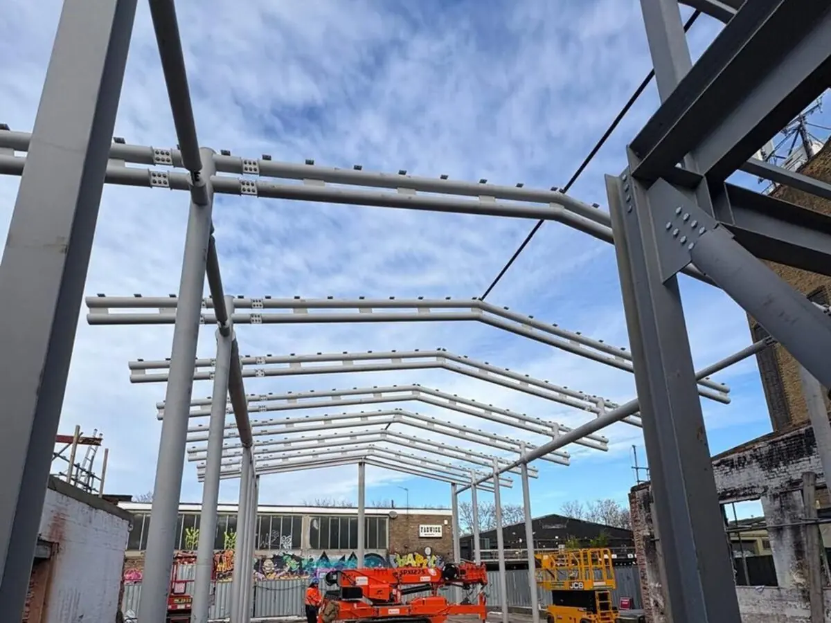 Large Steel Construction and Erection Project London December 2025