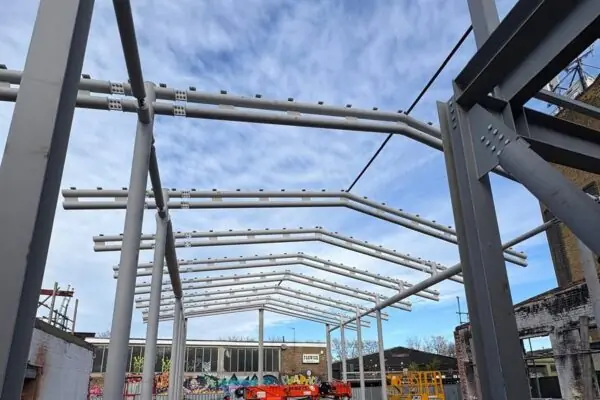 Large Steel Construction and Erection Project London December 2025