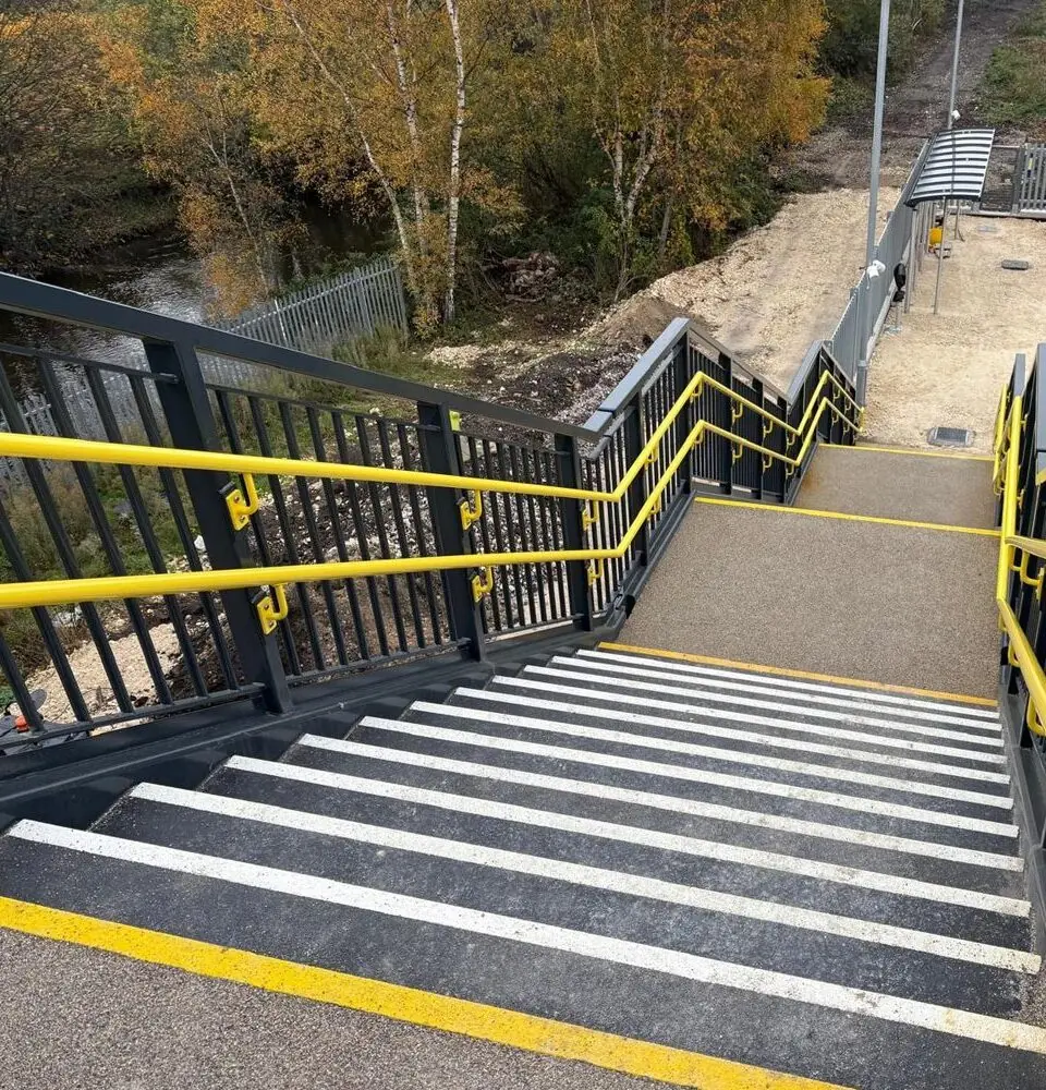 top view stainless steel powder coated staircase with led lighting december 2025